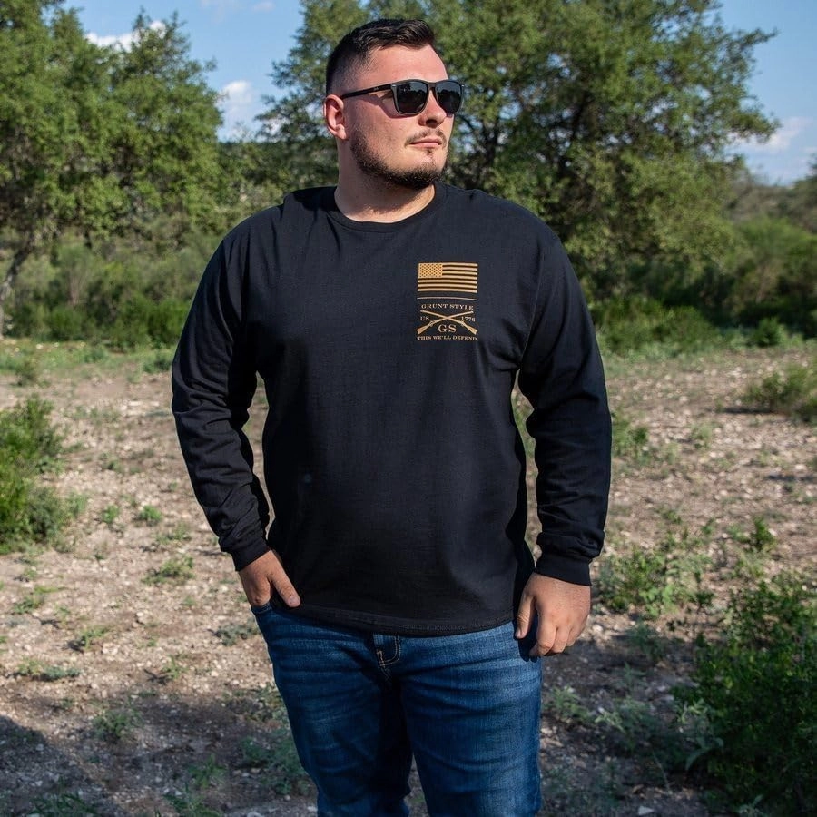 Grunt Style One Life Long Sleeve Men's T-Shirt