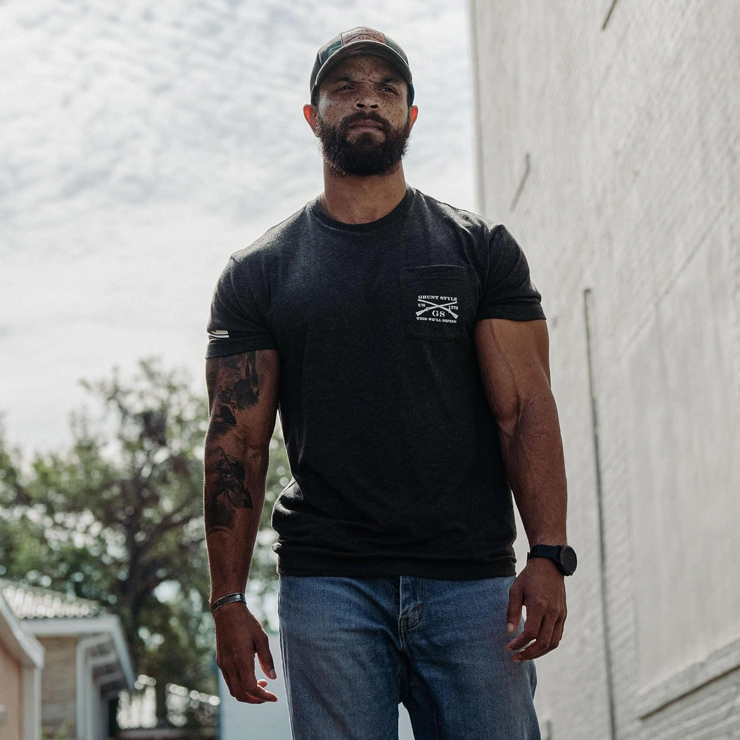 Grunt Style Pocket Basic Men's T-Shirt