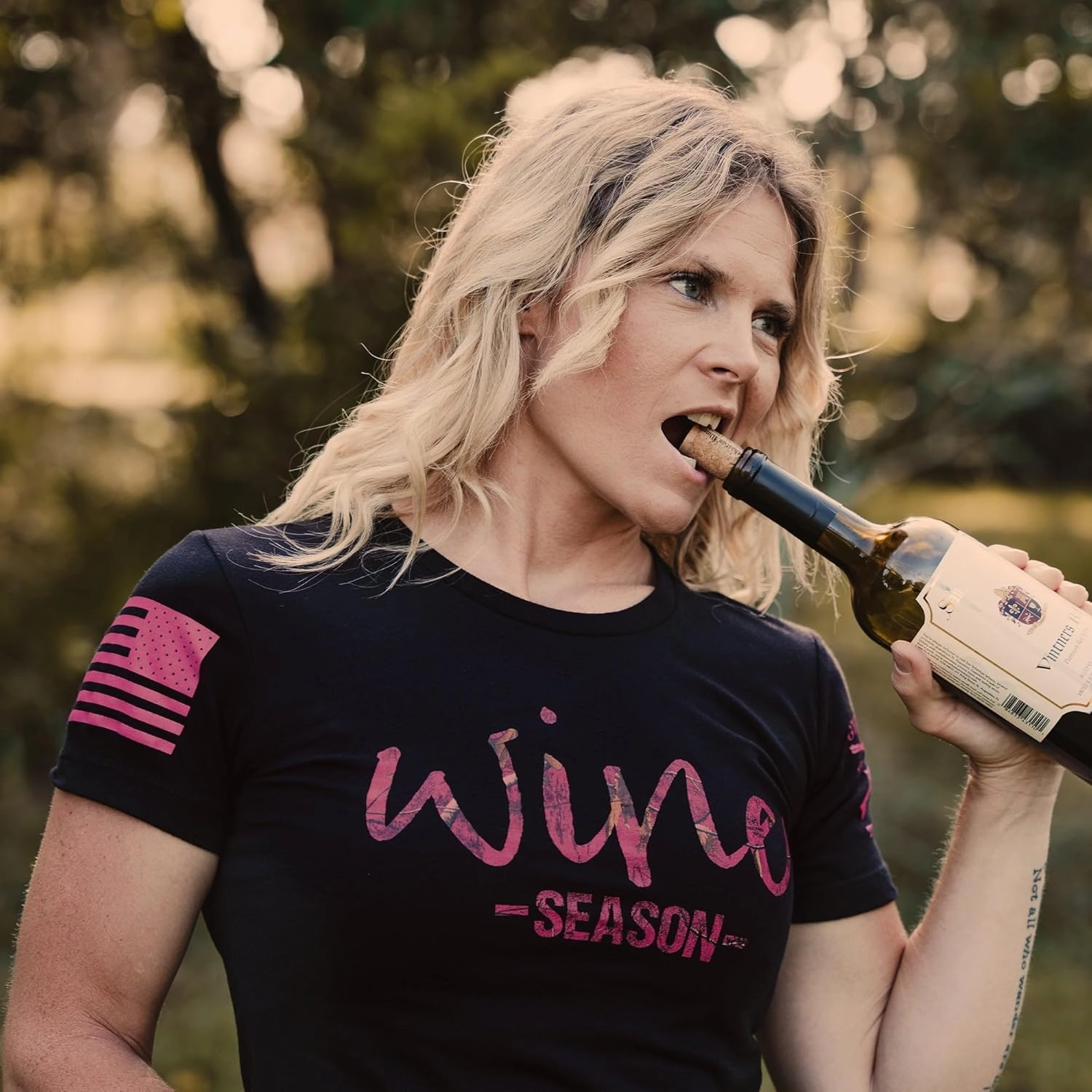 Grunt Style Realtree Xtra Wine Season Women's T-Shirt
