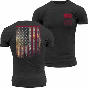 Grunt Style Red Blood Blue Collar Men's T-Shirt