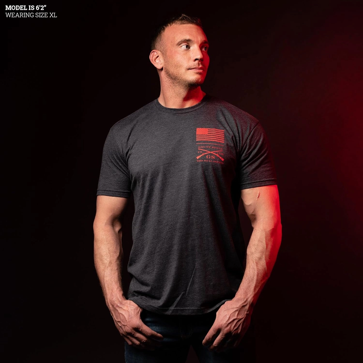 Grunt Style Red Blood Blue Collar Men's T-Shirt