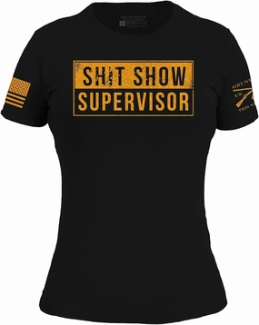 Grunt Style Sht Show Supervisor Women's Slim Fit T-Shirt