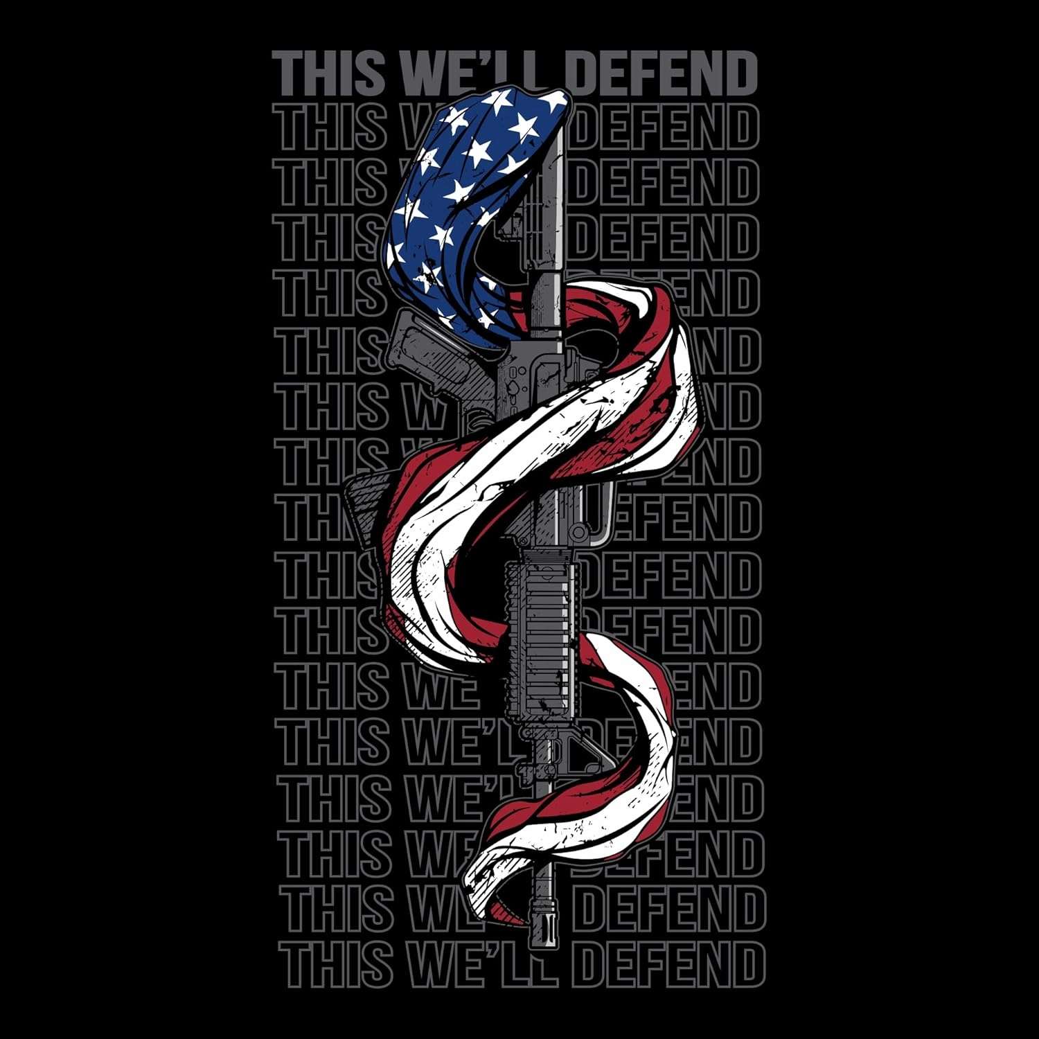 Grunt Style This We'll Defend 2A Men's T-Shirt