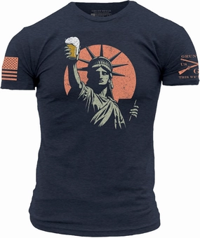 Grunt Style Toast to Freedom Men's T-Shirt