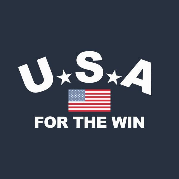 Grunt Style USA for The Win Women's V-Neck T-Shirt