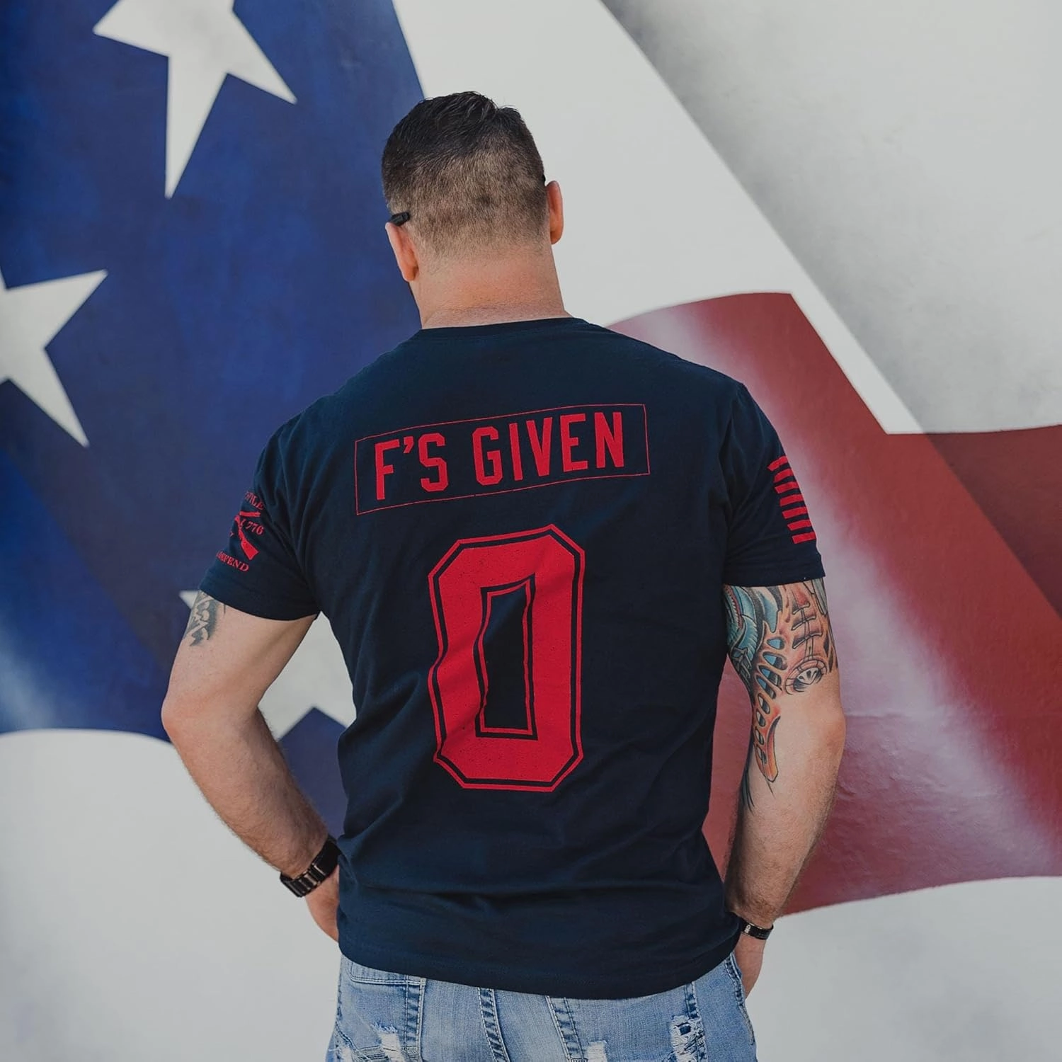 Grunt Style Zero F's Given Men's T-Shirt