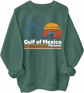 Gulf of Mexico Sweatshirt, Gulf of Mexico Forever Sweatshirt, Golfo De Mexico Sweatshirt, Unisex Sweatshirt