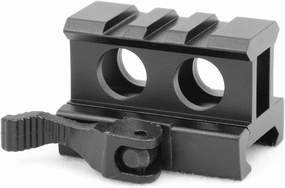 Hammers 1" 1inch Mini Riser Block Picatinny Mount with Quick Detach QD Cam Lever Lock