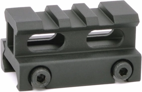 Hammers Red Dot Sight Scope 0.75" 3/4 inch Mini Riser Block Mount Picatinny Base Rail with 3 Ring Slots and Hex Bolts