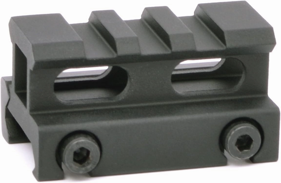 Hammers Red Dot Sight Scope 0.75" 3/4 inch Mini Riser Block Mount Picatinny Base Rail with 3 Ring Slots and Hex Bolts
