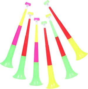 HANABASS Telescopic Trumpet Toy for Kids Musical Soccer Horn Red Party Horn Ball Game Trumpets for Children