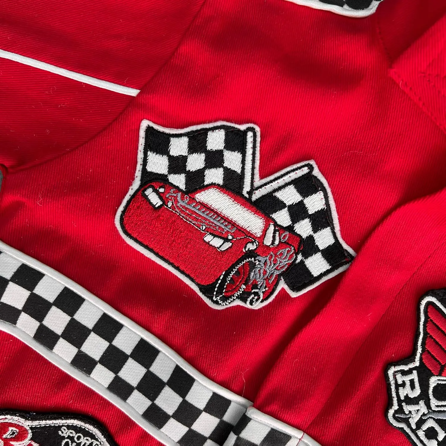 Handmade Race Car Driver Costume for Toddlers - Halloween Costume, Cars Boys Racing Outfit, Toddler Racer Suit