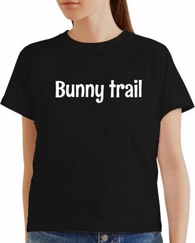 Harding Industries Bunny Trail - Women's Soft Graphic Misses Cut T-Shirt