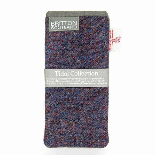 Harris Tweed Tidal Range Glasses Case