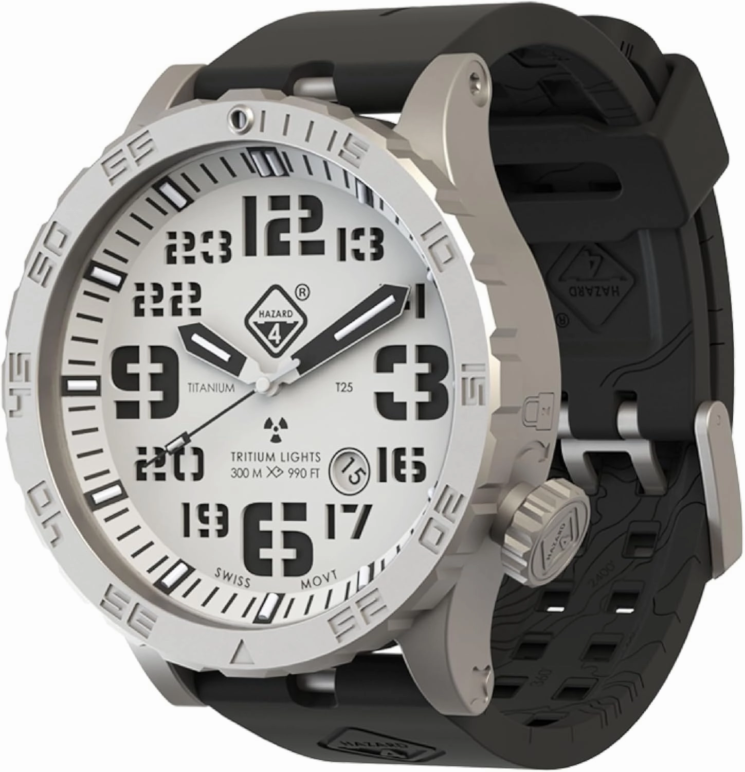HAZARD 4 Heavy Water Diver™ : Titanium Tritium Dive-Watch
