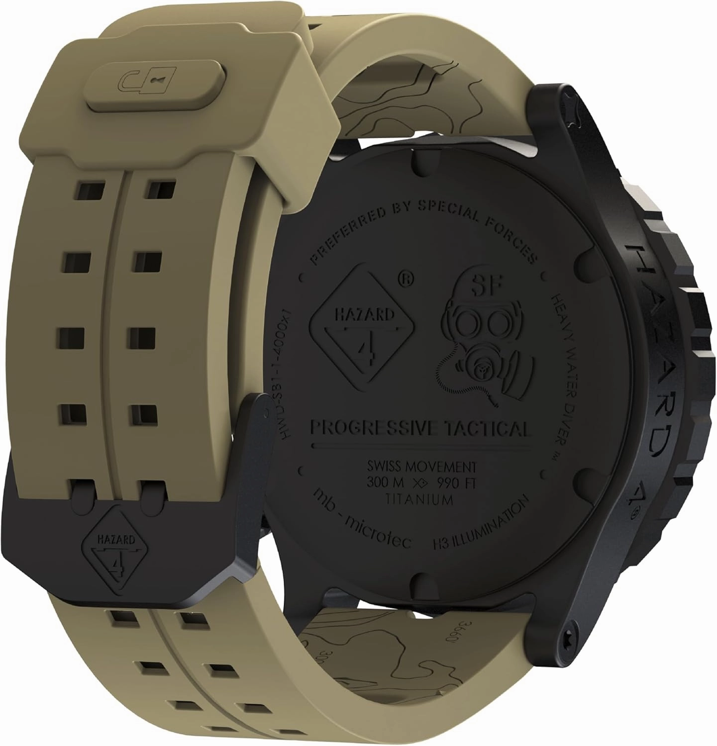 HAZARD 4 Heavy Water Diver™ : Titanium Tritium Dive-Watch