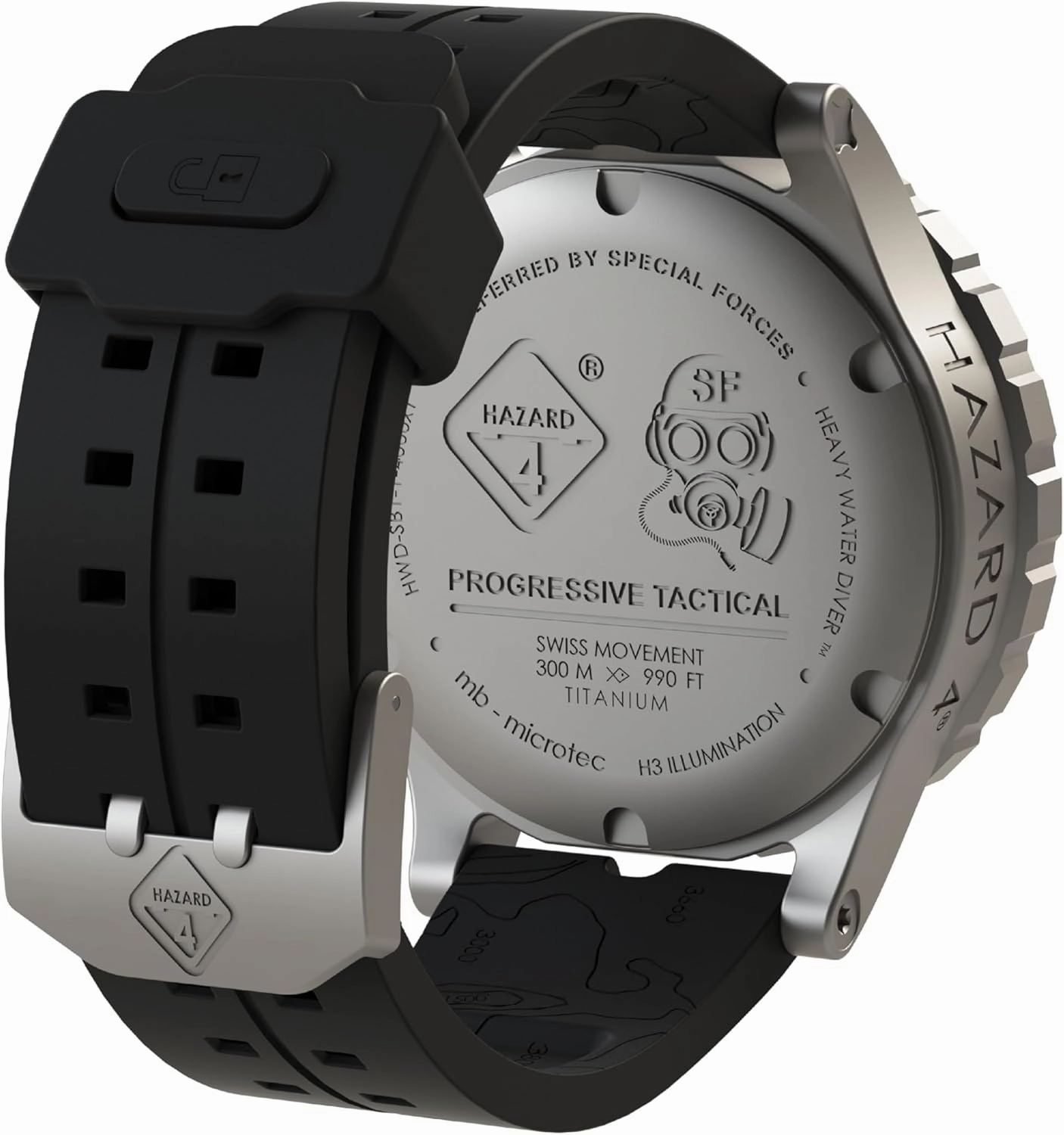 HAZARD 4 Heavy Water Diver™ : Titanium Tritium Dive-Watch