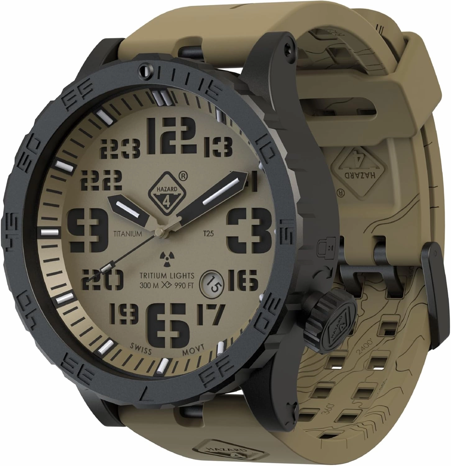 HAZARD 4 Heavy Water Diver™ : Titanium Tritium Dive-Watch