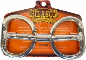 HILASON Flat Eggbutt Ring Forward Copper Inlays Bit with Stainless Steel & Copper | Horse Bit | Horse Bits Western | Walking Horse Bits | Training Horse Bit | Equine Bits | Bit for Horses