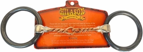 HILASON Weighted O Ring Twisted Copper Wire Snaffle Bit with Black Sweet Iron | Horse Bit | Horse Bits Western | Walking Horse Bits | Training Horse Bit | Equine Bits | Bit for Horses