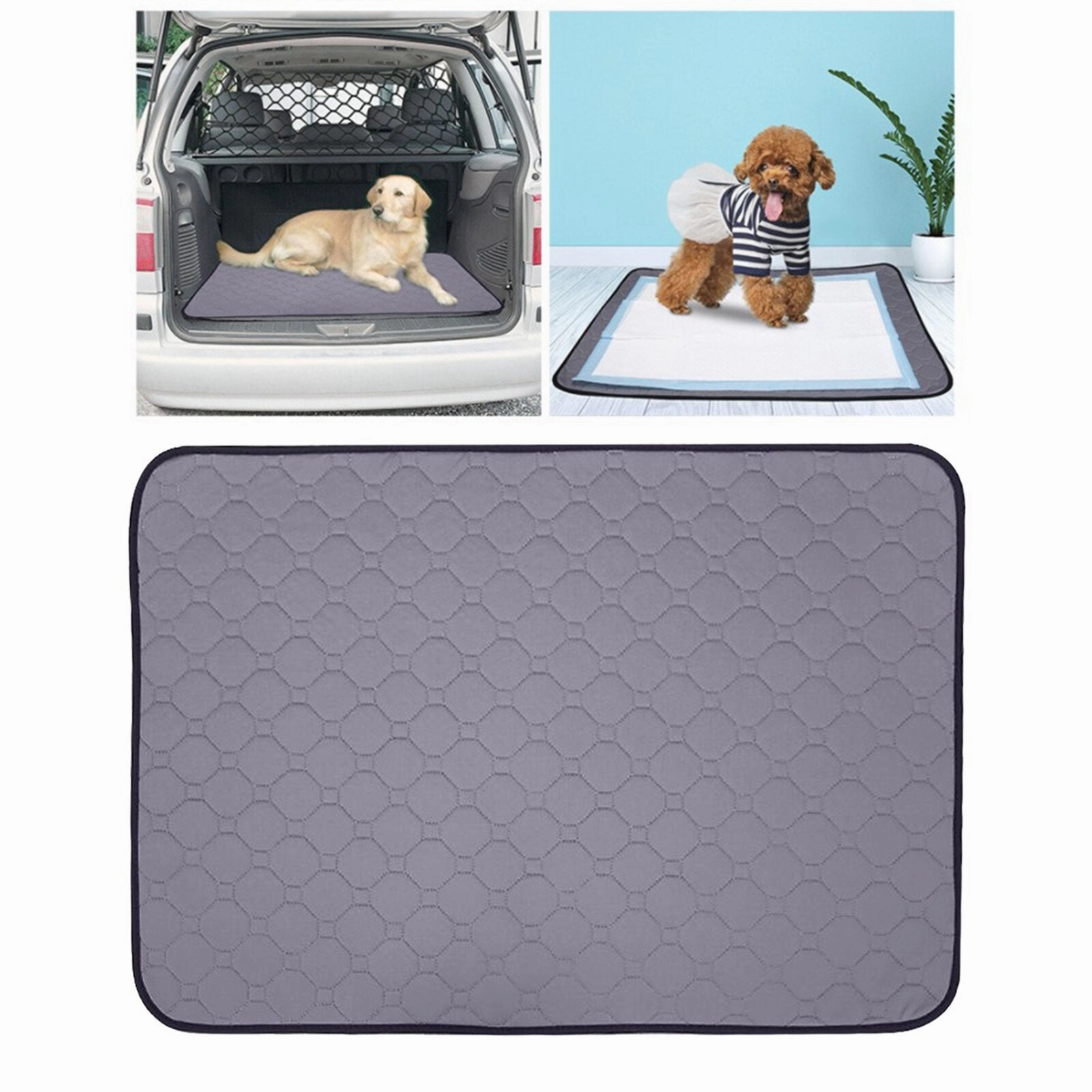 HULIANFU Pet Washable Pee Pads for Dogs Cats, Reusable Puppy Pad Mat for Indoor , Incontinence, Travel