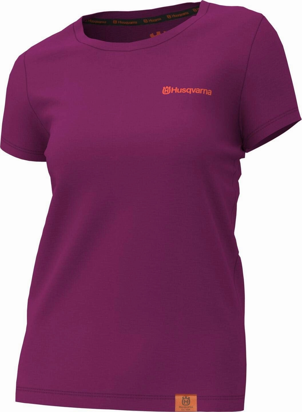 Husqvarna Short Sleeve t-Shirt, XX-Large, Purple