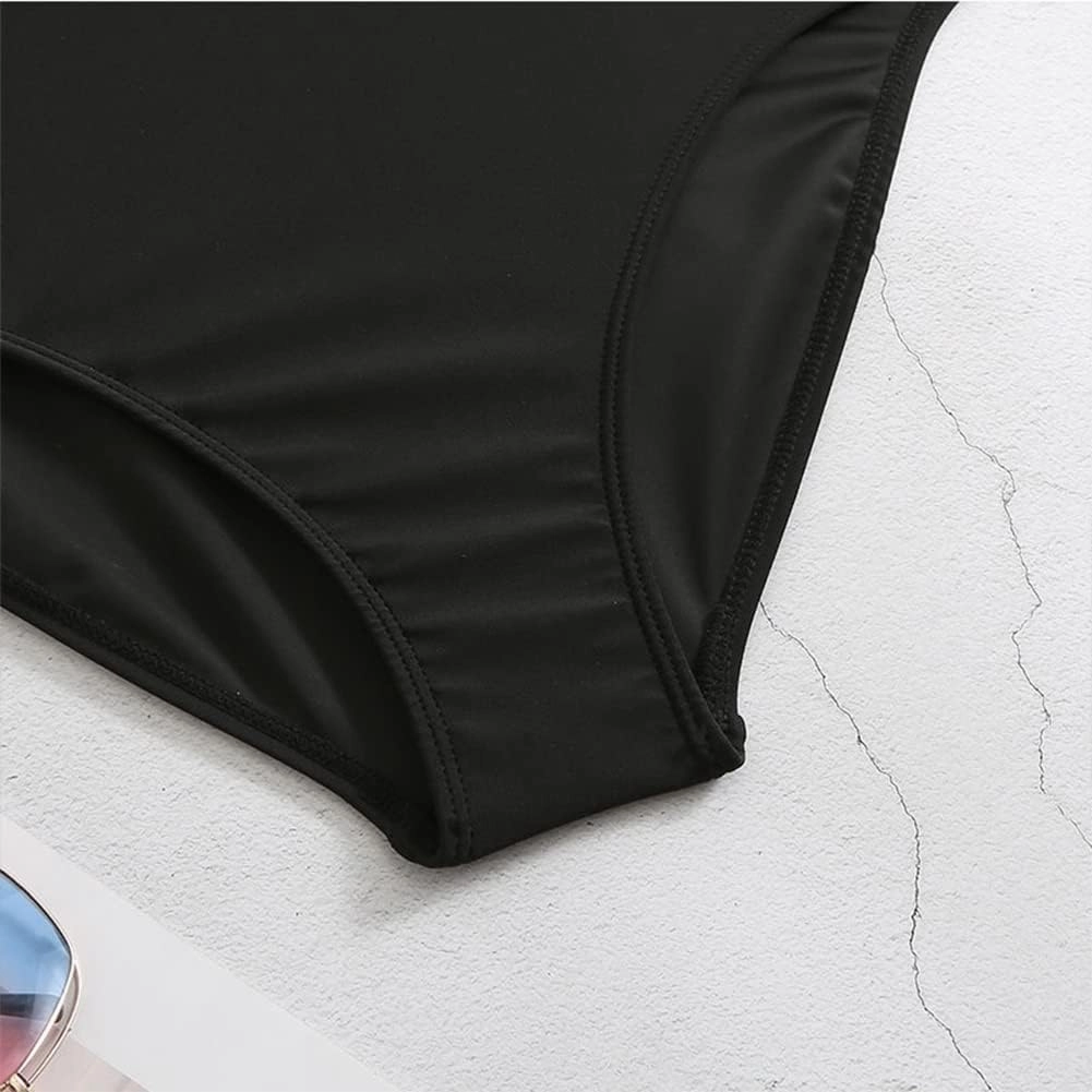 IBAKOM Three Pieces Swimsuits for Women with Matching Wrap Skirt Swim Top Tummy Control Bikin Bottom Mesh Sheer Cover Ups