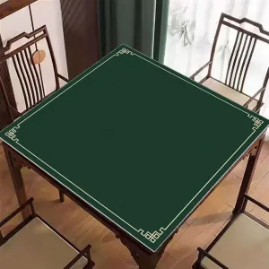 Icegrey Table Cover for Mahjong, Anti-Slip Mahjong Table Mat, Roll-up Gaming Mat for Mah Jongg, Card, Board & Tile Games, Style 15