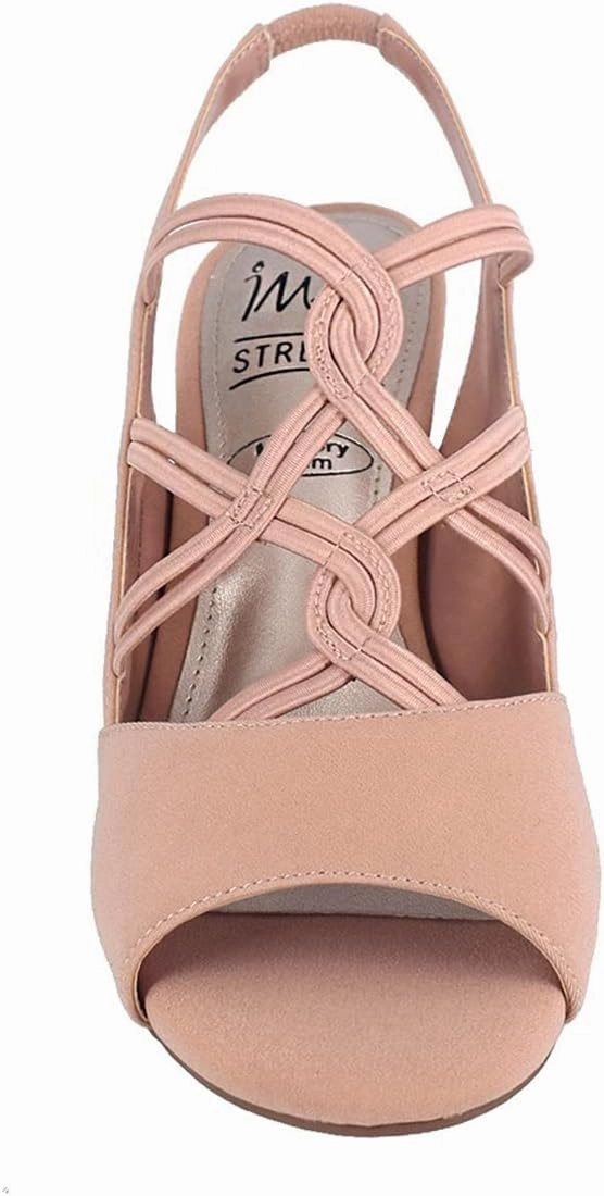 Impo Vanick Stretch Elastic Sandal with Memory Foam