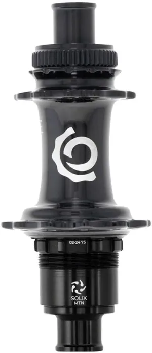 Industry Nine Solix Classic Rear Hub - 12 x 148mm, Center-Lock, XD, Black, 28H