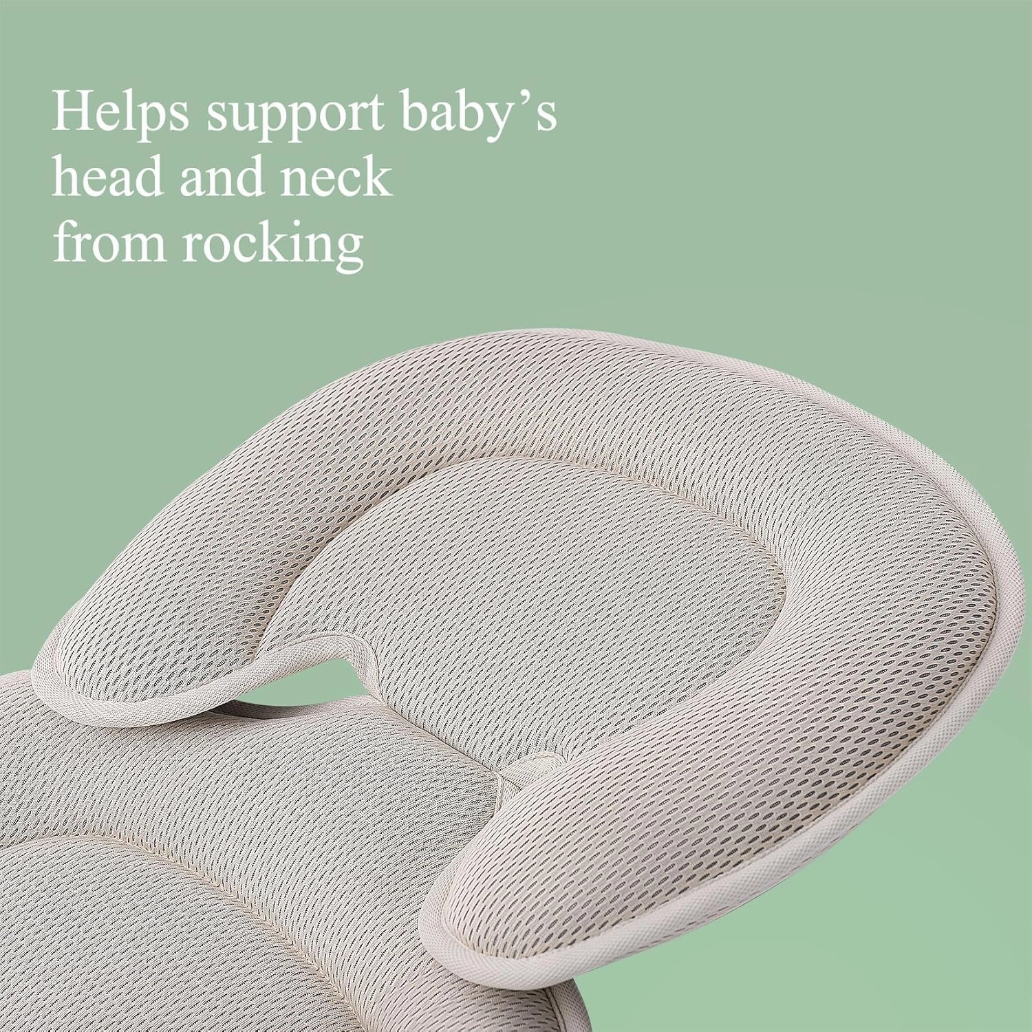 Infant Car Seat Insert, Car Seat Head and Body Supports for Babies, Soft Car Seat Insert Cushion Pad Suit for Infant Car Seats and Baby Strollers(Beige)