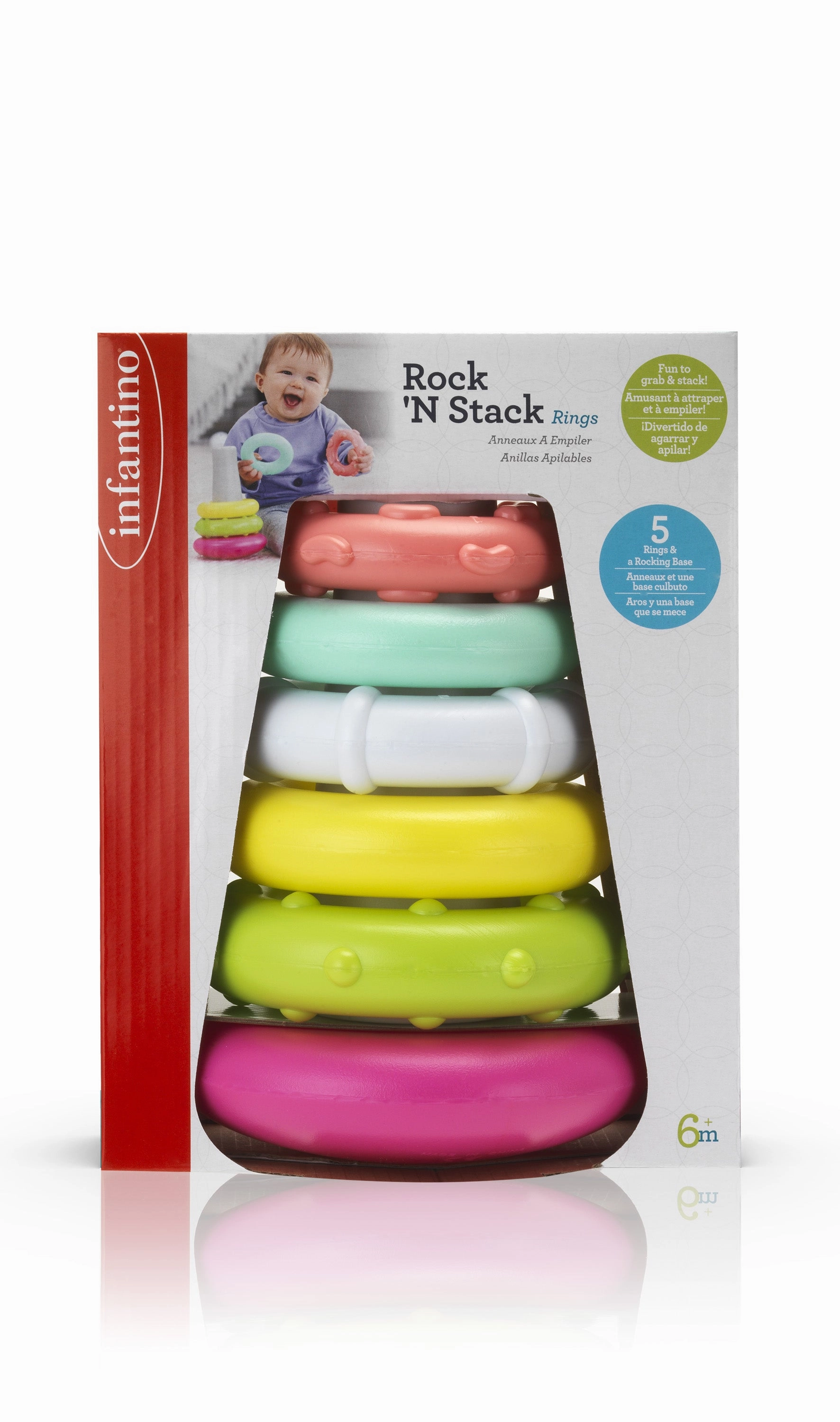 Infantino- Rock N Rings - Pink