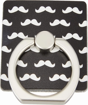 iRing UMS-IR04P01 Smartphone Grip Stand, White Beard, For Smartphones and Tablets, Drop Prevention