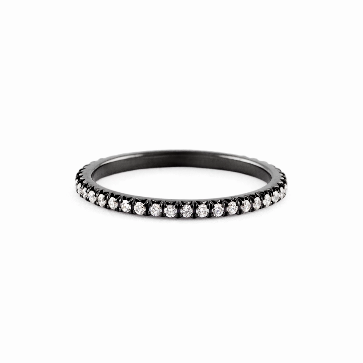 Jado Ebony -  Eternity Ring