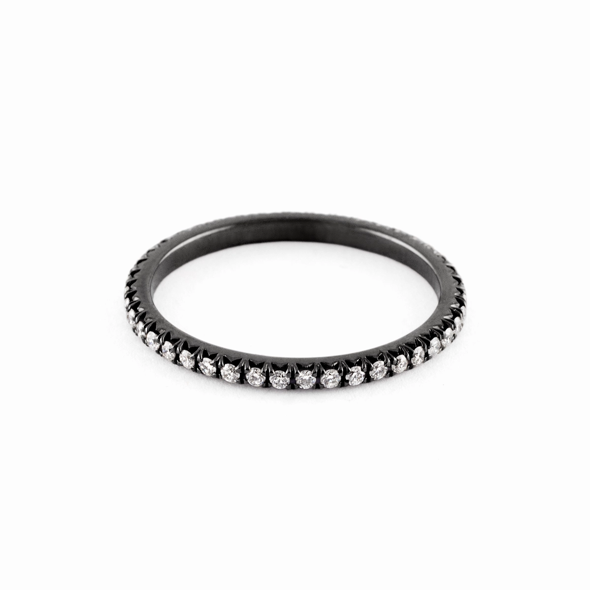 Jado Ebony -  Eternity Ring