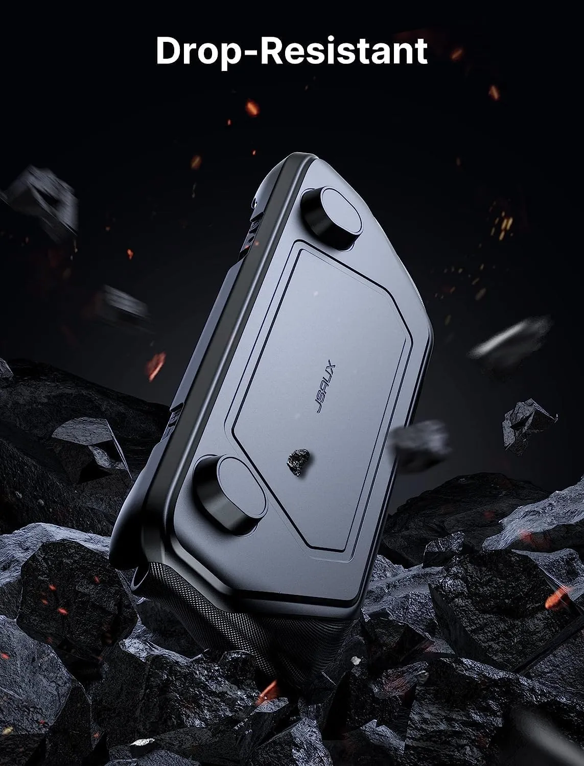 JSAUX ModCase Compatible with Steam Deck/Steam Deck OLED, PC0104 Modular Valve Steam Deck Case Include Protective Case, Face Cover, Cooling Fan, Metal Bracket and Strap - Cooler Set