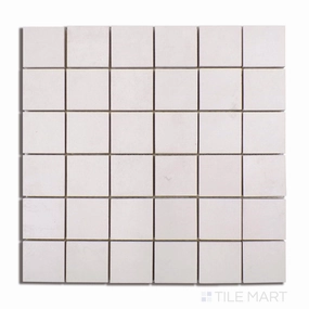 Kadence Blanco 2" Square Matte Porcelain Mosaic