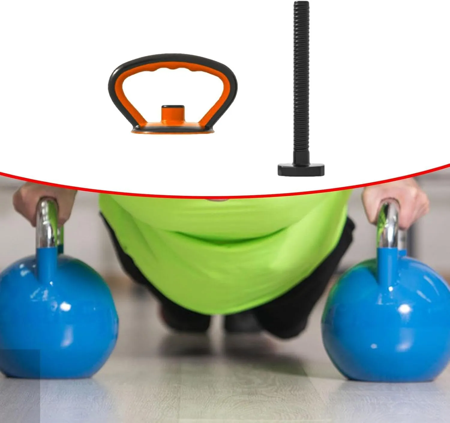 Kettlebell Handle Weight Grip Portable Multifunction Kettlebell Grip Grip Handle for Travel Weightlifting Gym Gym Bag Sports