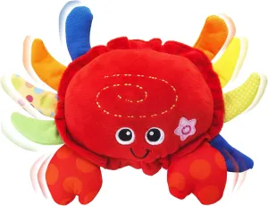 KiddoLab Musical Plush Crab Toy for 3  Month Old Babies with Nursery Rhymes, Sounds and Sensor Button for Tummy Time and Early Development