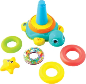 Kidoozie Bump Around Stacking Turtle Ages 6 Months  Infant Toddler Learning Developmental Musical Toy