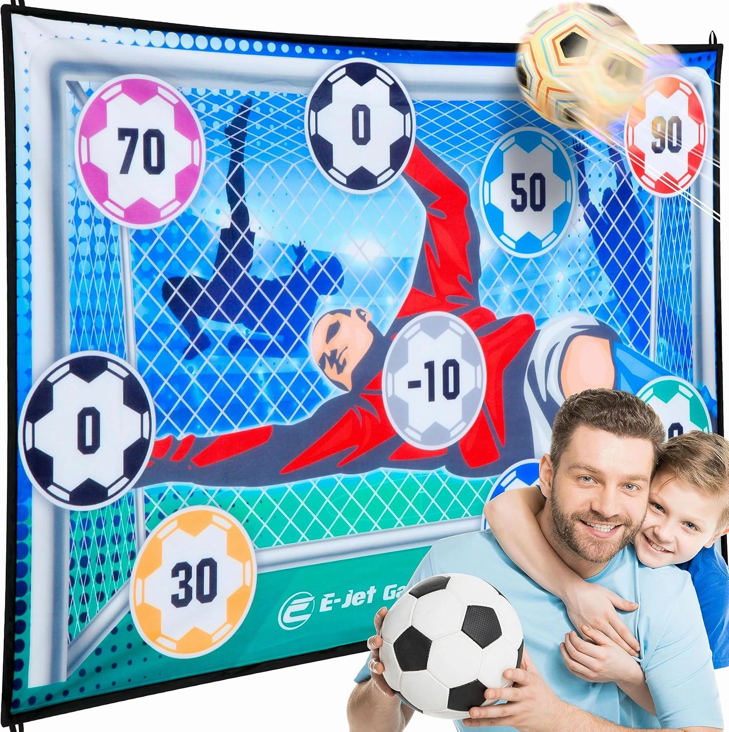 Kids Soccer Goal Ball Game for Boy Girl Ages 3 4 5 6 7 8 Year Old | Football Toys, Indoor Party Family Fun