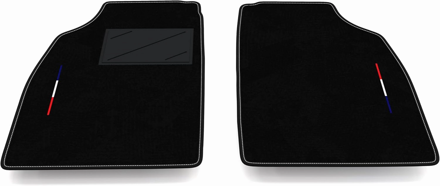 Kit Floor Mats Compatible with Ligier JS60 | Carpeted Carpet Set, France Flag, Custom Carpet