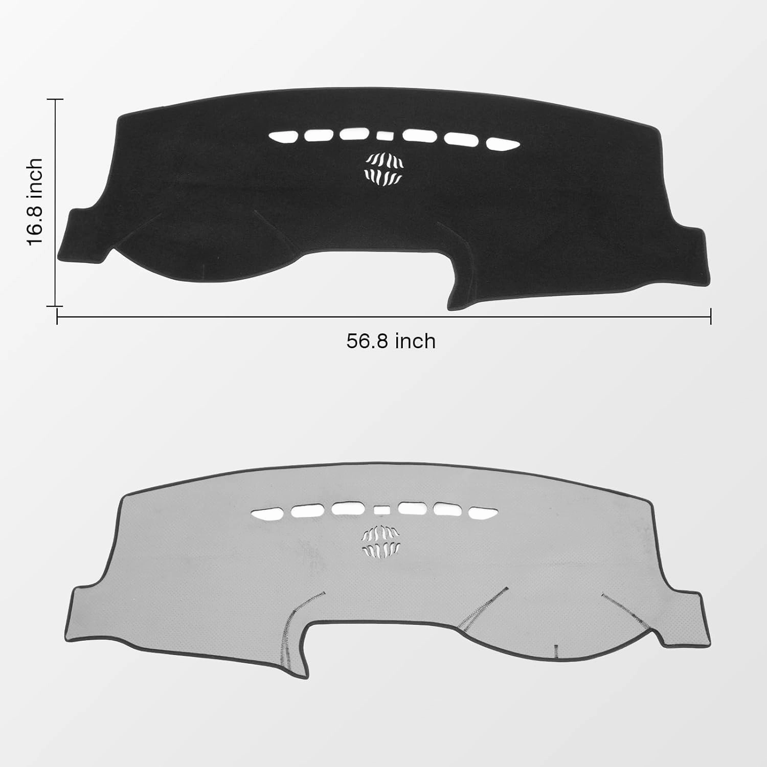 KUST Car Dash Cover for 2013-2020 Ford Fusion(S, SE, Titanium, Hybrid, Sport, Platinum, Energi) Non-Slip Center Console Dash Cover Interior for Ford Fusion Accessories Custom Fit Dash Mat Black