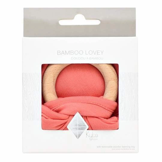 Kyte Baby - Lovey with Removable Wooden Teething Ring