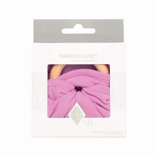 Kyte Baby - Lovey with Removable Wooden Teething Ring