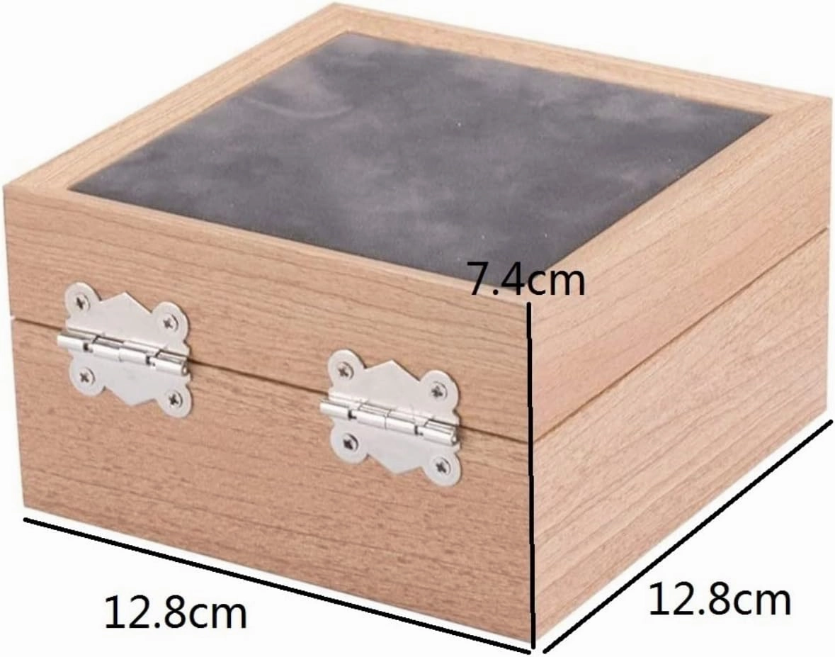 KYUSAR Watch Box Watch Holder Watch Organizer Display Watch Box Single Slot Wood Bracelet Bangle Holder Storage Case Organizer With Pillows Watch Case