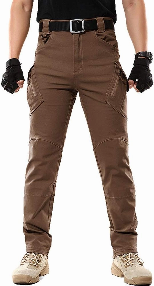LABEYZON Men's Casual Cargo Work Pants Outdoor Lightweight Military Tactcial Pants for Men with 9 Pockets