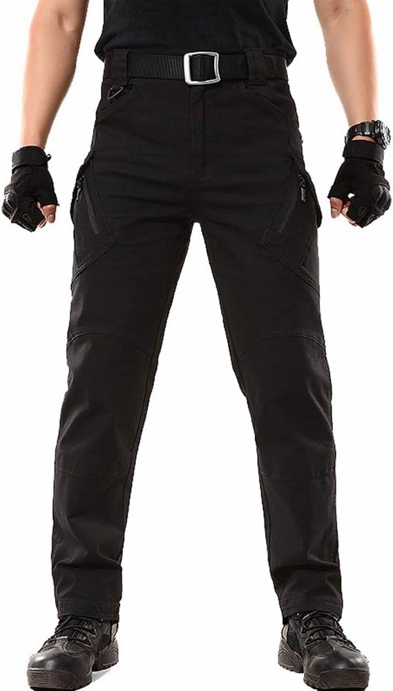 LABEYZON Men's Casual Cargo Work Pants Outdoor Lightweight Military Tactcial Pants for Men with 9 Pockets