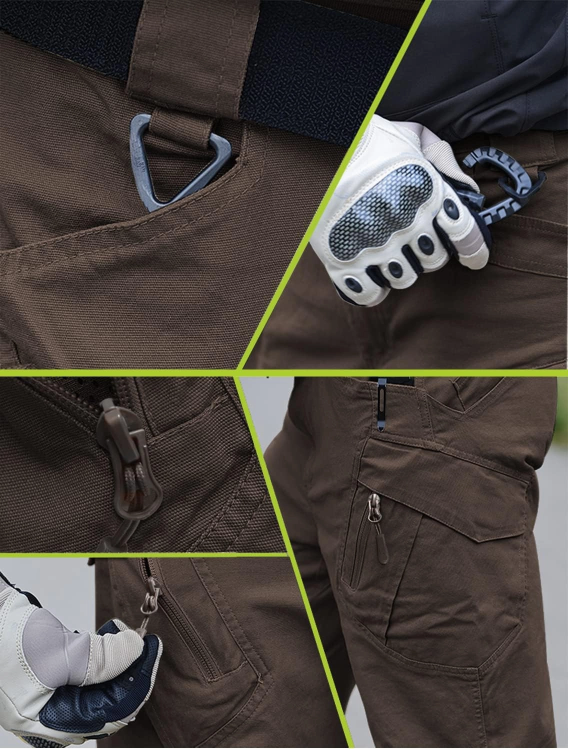 LABEYZON Men's Casual Cargo Work Pants Outdoor Lightweight Military Tactcial Pants for Men with 9 Pockets
