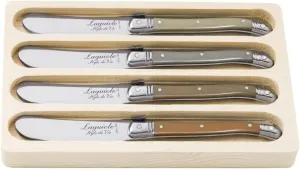 Laguiole Style de Vie Butter knives Premium Line, set of 4, treasure